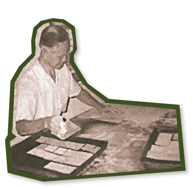 Grandpa Lee creating biscuits